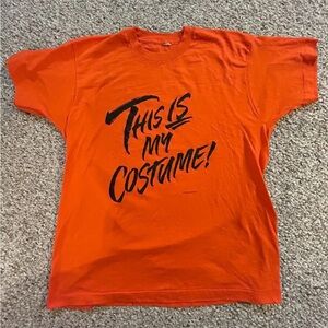 Hallmark Bold Orange Costume Tee Single Stitch